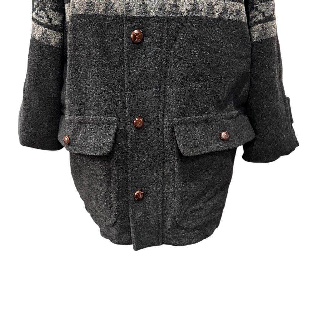 Banana Republic Cabinwear Men's Wool Peacoat – Size Large - Picture 2 of 5